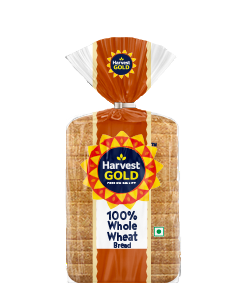 HARVEST GOLD WHOLE WHEAT BREAD- 450GM